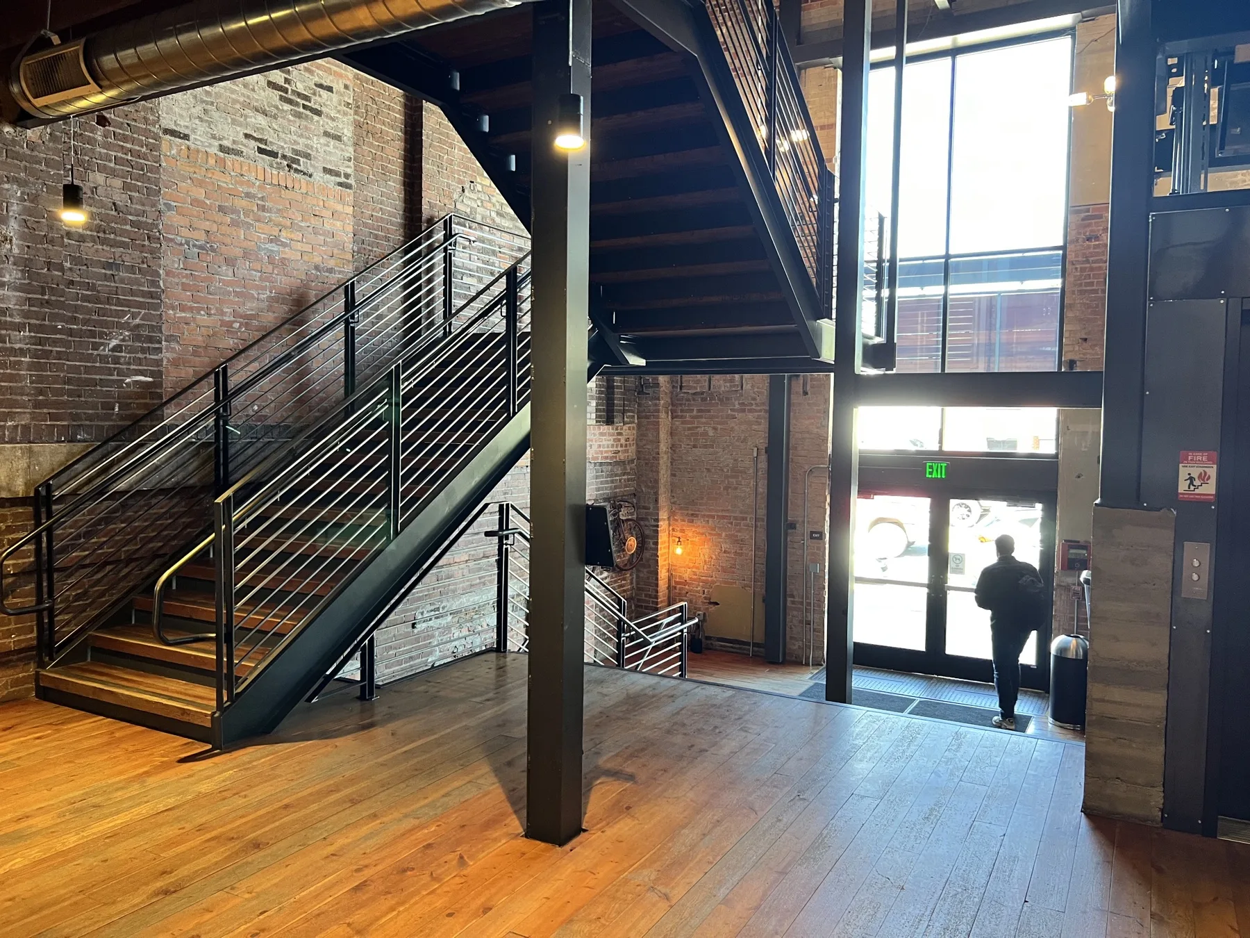 The entryway inside Superspreader Media's building